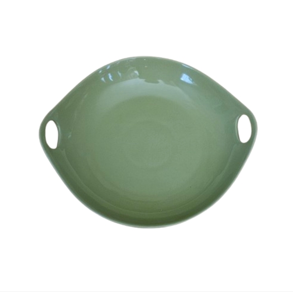 *NWOT Crate & Barrel Kai Citrus Serving Tray 13” Avocado Lime Melon Green - Picture 1 of 2